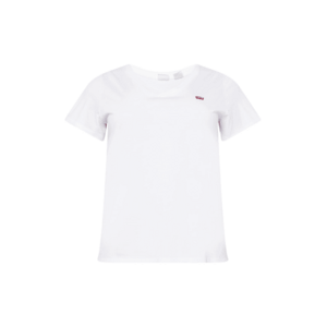 Levi's® Plus Póló 'The Perfect V-Neck (Plus Size)' piros / fehér kép