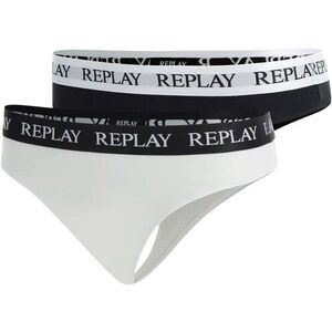 REPLAY String bugyik szürke / fekete / fehér kép