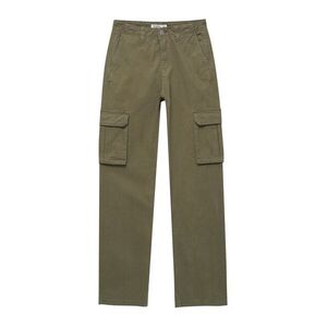 Pull&Bear Cargo nadrágok olíva kép