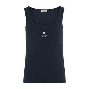 GUESS JEANS Top éjkék / fehér kép