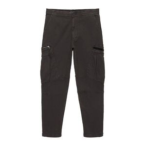 Pull&Bear Cargo nadrágok sötétszürke kép