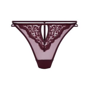 Hunkemöller String bugyik 'Cinnamon' bordó kép