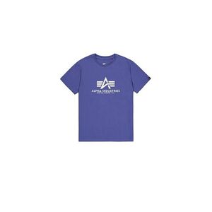 ALPHA INDUSTRIES Póló lila melír / fehér kép