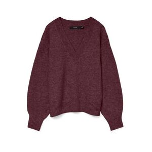 VERO MODA Pulóver 'VMBoom' borvörös kép
