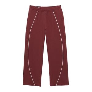 Pull&Bear Nadrág gránátalma / fehér kép