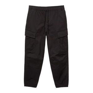 Pull&Bear Cargo nadrágok fekete kép