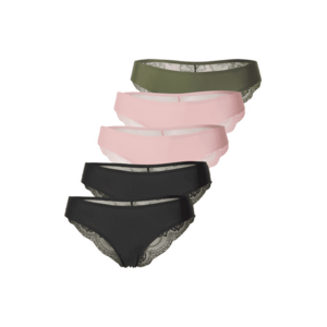 Hunkemöller String bugyik sötétzöld / szilva / fekete kép