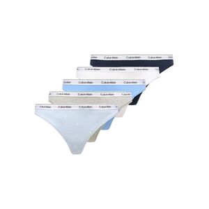 Calvin Klein Underwear String bugyik tengerészkék / pasztellkék / világoskék / szürke melír / fehér kép
