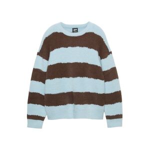 Pull&Bear Pulóver világoskék / barna kép