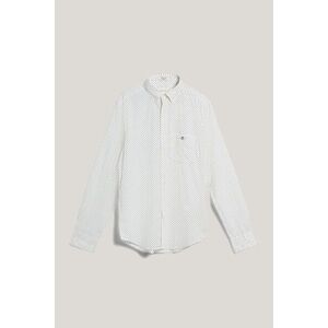ING GANT REG MICRO PRINT SHIRT EGGSHELL kép
