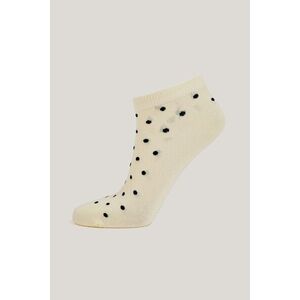 ZOKNI GANT DOT ANKLE SOCKS EGGSHELL kép