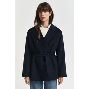 KABÁT GANT HANDSTITCHED BELTED JACKET EVENING BLUE kép