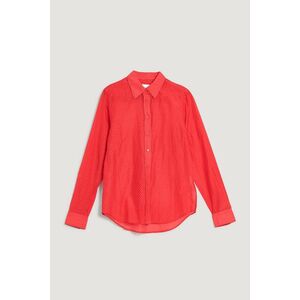 ING GANT REG PRINTED GINGHAM COT SILK SHIRT BOLD RED kép