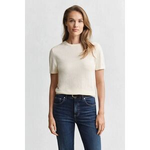 PULÓVER GANT IT ENTRY COTTON PULLOVER CREAM kép