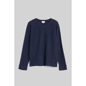 Pulóver Woolrich Diagonal Stitch Pullover Melton Blue kép