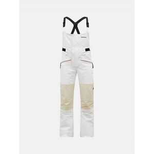 Nadrág Peak Performance W 2L Stretch Bib Pants Offwhite/Sand Fog kép
