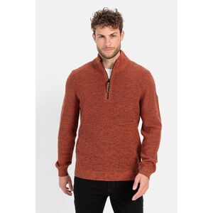 Pulóver Camel Active Pullover Troyer Brick Red kép