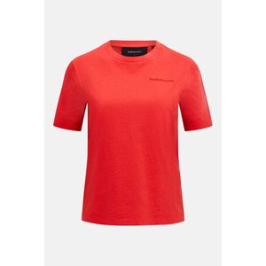 Póló Peak Performance W Original Small Logo Tee Brilliant Red/Black/ kép