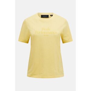 Póló Peak Performance W Original Tee Mellow Yellow kép