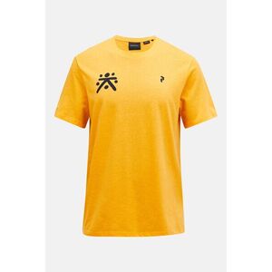 Póló Peak Performance M Explore Graphic Tee Blazing Orange kép