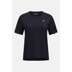 Póló Peak Performance W Trail Wool Blend Ss Black kép