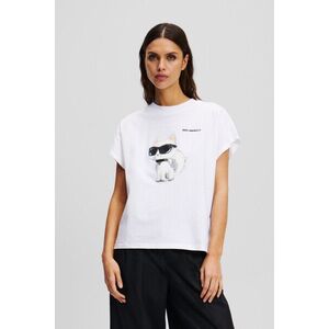 Póló Karl Lagerfeld Ikon Aquarelle C Loose T-Shirt White kép