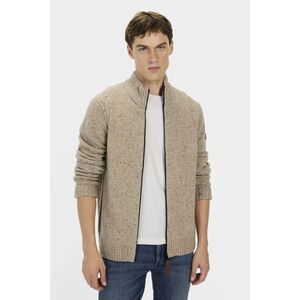 Pulóver Camel Active Knitted Jacket Sand kép