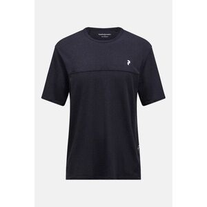 Póló Peak Performance M Trail Wool Blend Ss Black kép