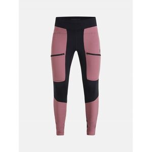 Leggins Peak Performance W Vislight Track Tights Rose Brown/Black kép