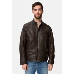 Dzseki Camel Active Leather Blousons Dark Brown kép
