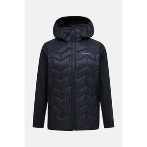 Dzseki Peak Performance Elevate Insulated Hybrid Hood Jacket Men Black kép