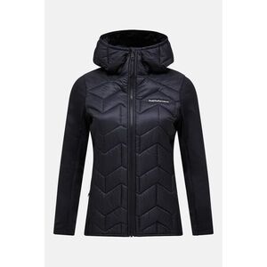 Dzseki Peak Performance Elevate Insulated Hybrid Hood Jacket Women Black kép