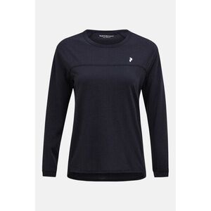 Póló Peak Performance W Trail Wool Blend Ls-Wil Black kép