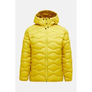 Dzseki Peak Performance M Helium Down Hood Jacket-Summ Canary Lime/Warm Blush kép
