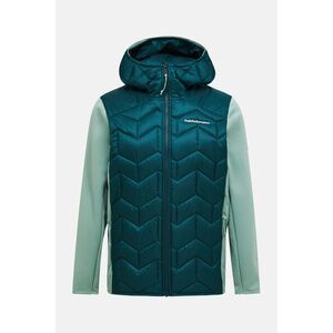 Dzseki Peak Performance Elevate Insulated Hybrid Hood Jacket Men Ponderosa Pine/Sand Fog kép