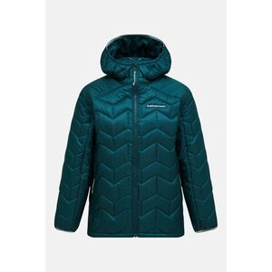 Dzseki Peak Performance Elevate Insulated Hood Jacket Men Ponderosa Pine/Sand Fog kép