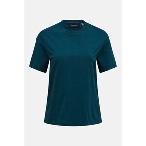 Póló Peak Performance Original Small Logo Tee Women Ponderosa Pine/Sand Fog kép