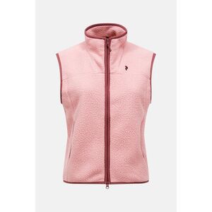Mellény Peak Performance W Naturerush Pile Vest Warm Blush kép