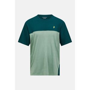 Póló Peak Performance M Trail Wool Blend Ss-Gre Ponderosa Pine/Sand Fog kép