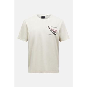 Póló Peak Performance M Explore Graphic Tee Sand Fog kép