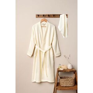 L'essential Maison Bathrobe Set Ecru Kimono - Ecru kép