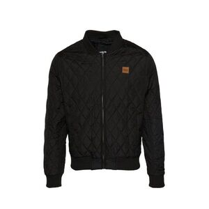 Urban Classics Átmeneti dzseki 'Diamond Quilt' barna / fekete kép
