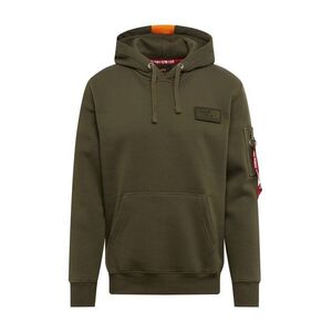 ALPHA INDUSTRIES Tréning póló 'Red Stripe' khaki / narancs / piros / fehér kép