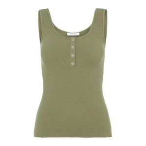 PIECES Top 'Kitte' khaki kép