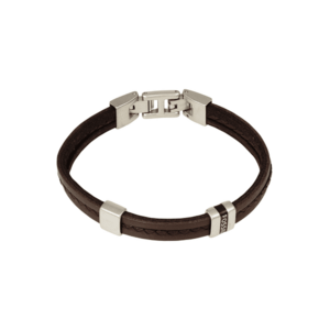 FOSSIL Karkötő csokoládé / ezüst kép