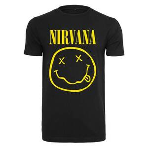 Merchcode Póló 'Nirvana' sárga / fekete kép