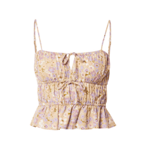 Daahls by Emma Roberts exclusively for ABOUT YOU Blúz 'Ava' bézs / lila / fehér kép
