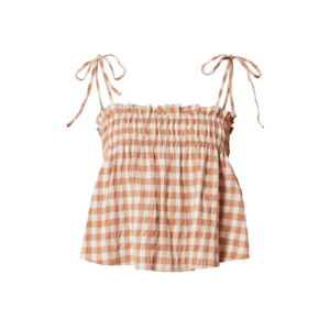 Daahls by Emma Roberts exclusively for ABOUT YOU Blúz 'Arianna' barna / természetes fehér kép