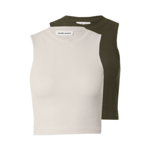 studioselect Top 'Sanja' krém / khaki kép