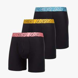 Boxers Under Armour Performance Tech Solid 6in 3-Pack Black M kép